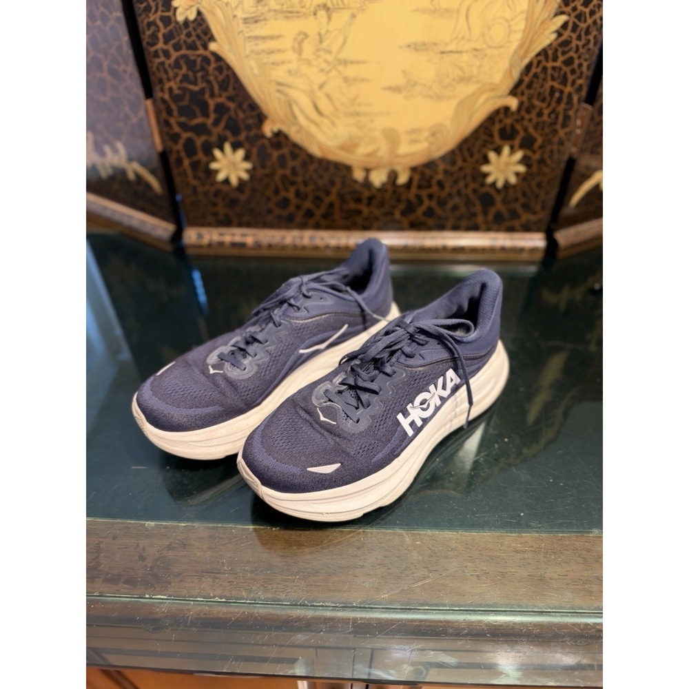 NEW Hoka Bondi 9 X-Wide Running Sneakers Men's Size 11D 4E Varsity Navy Lot